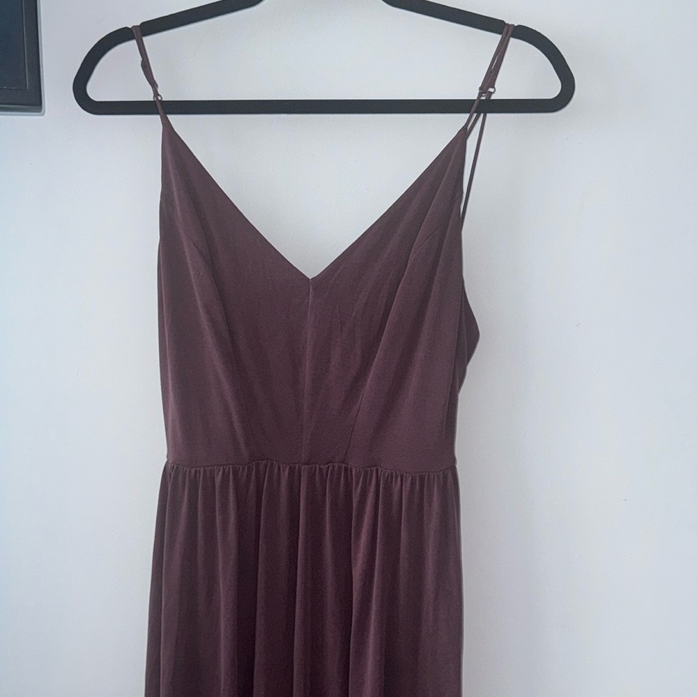 Maroon jump suit
